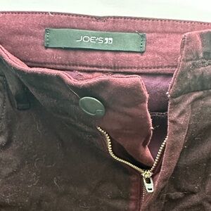 Joe's Jeans Women's Skinny dyed Jeans in Burgundy